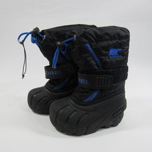 Sorel Kids Youth Flurry Snow Boots Black Size 5